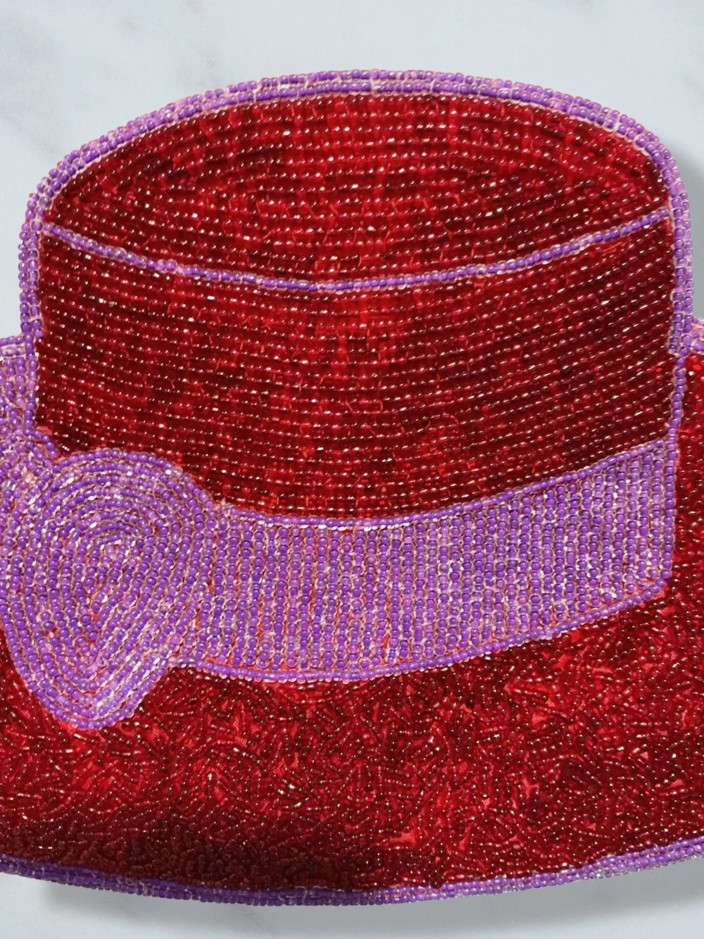 RED HAT SOCIETY Beaded Shoulder Bag